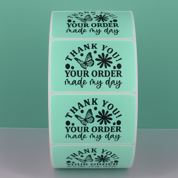Thank you your order made my day | Cute Small Business Packaging Labels - Picture 6 of 11